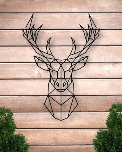 Deer metal art design